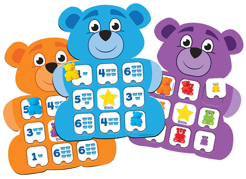 Spel - Learning Resources Bingo Bears Game - bingo beren - kleur en vorm - per spel