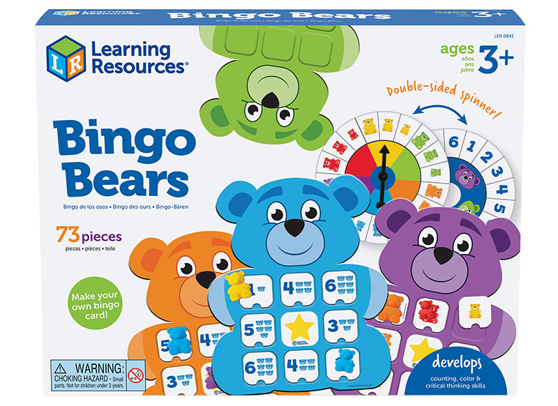 Spel - Learning Resources Bingo Bears Game - bingo beren - kleur en vorm - per spel