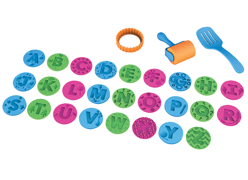 Zand - boetseerzand - Educational Insights Playfoam Sand ABC Cookies Set - speelzand - alfabet koekjes - boetseren - per set
