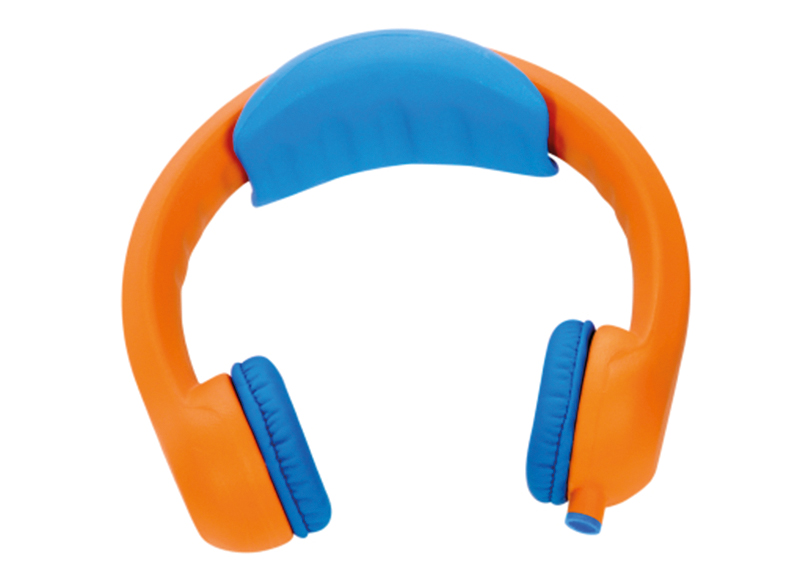 Hoofdtelefoon - KidsCover Safe 'n Sound - flexibel - oranje - per stuk