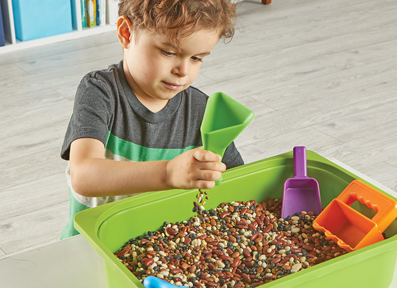 Schepscharen - Learning Resources Helping Hands Sensory Scoops - set van 4