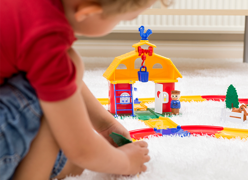 Speelgoed - voertuigen - Viking Toys City Farm - boerderij - met accessoires - set van 59 assorti